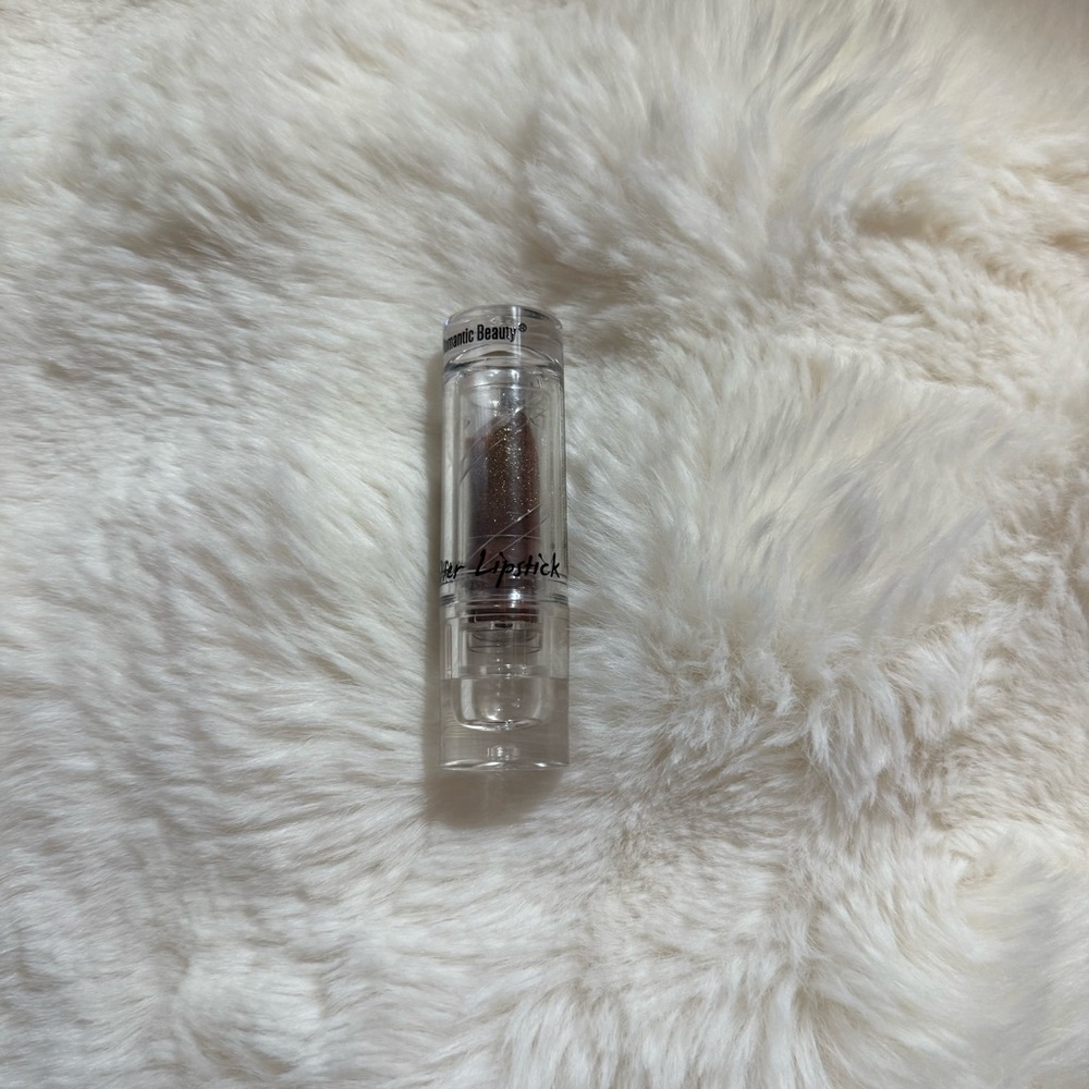 Clear Lipstick with Glitter